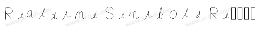 Realtime Semibold Re字体转换